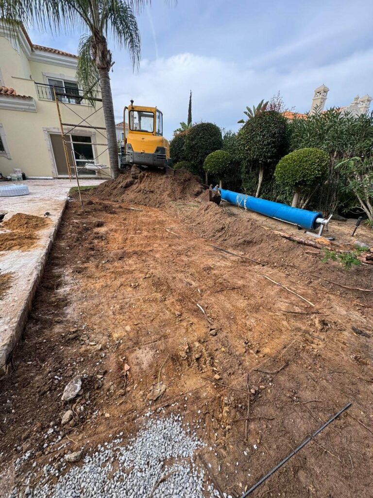Obra na Quinta Verde pela T-Man: antes e durante a obra — foto 1